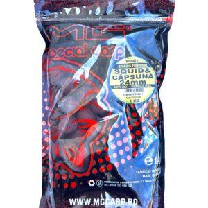Boilies Semisolubil Squid & Capsună 24mm MG0421